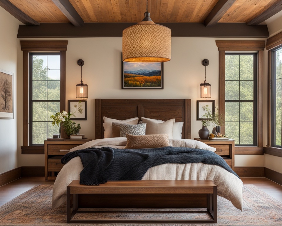 Craftsman bedroom decor