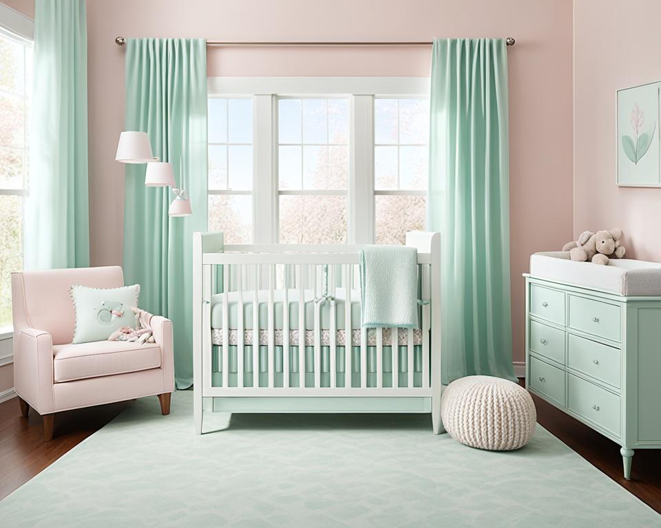 calming nursery colors