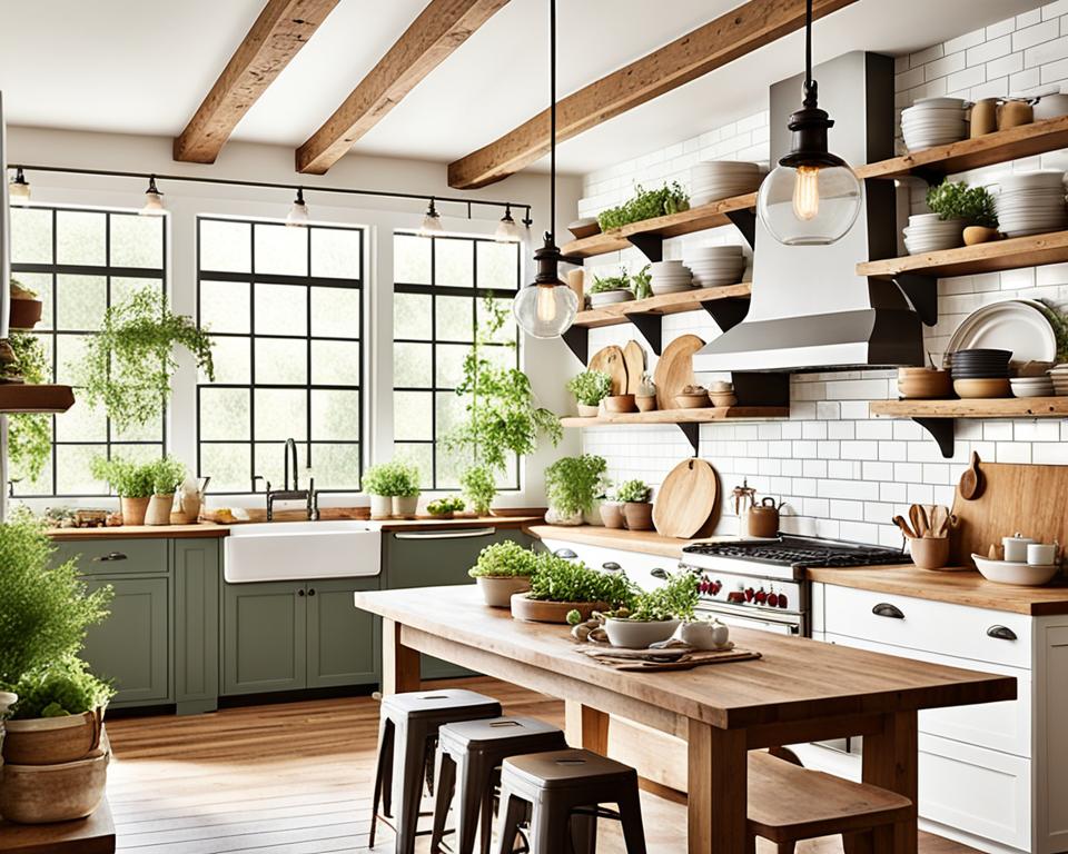 farmhouse style kitchen