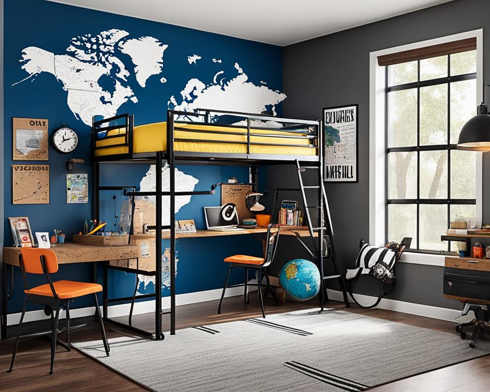 industrial edge kids room decor ideas