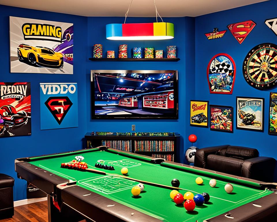 man cave decorating