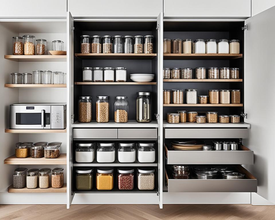 modern pantry organization