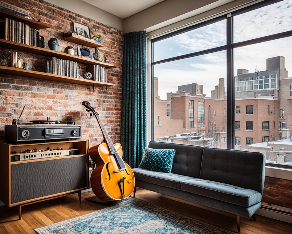 music-themed interiors