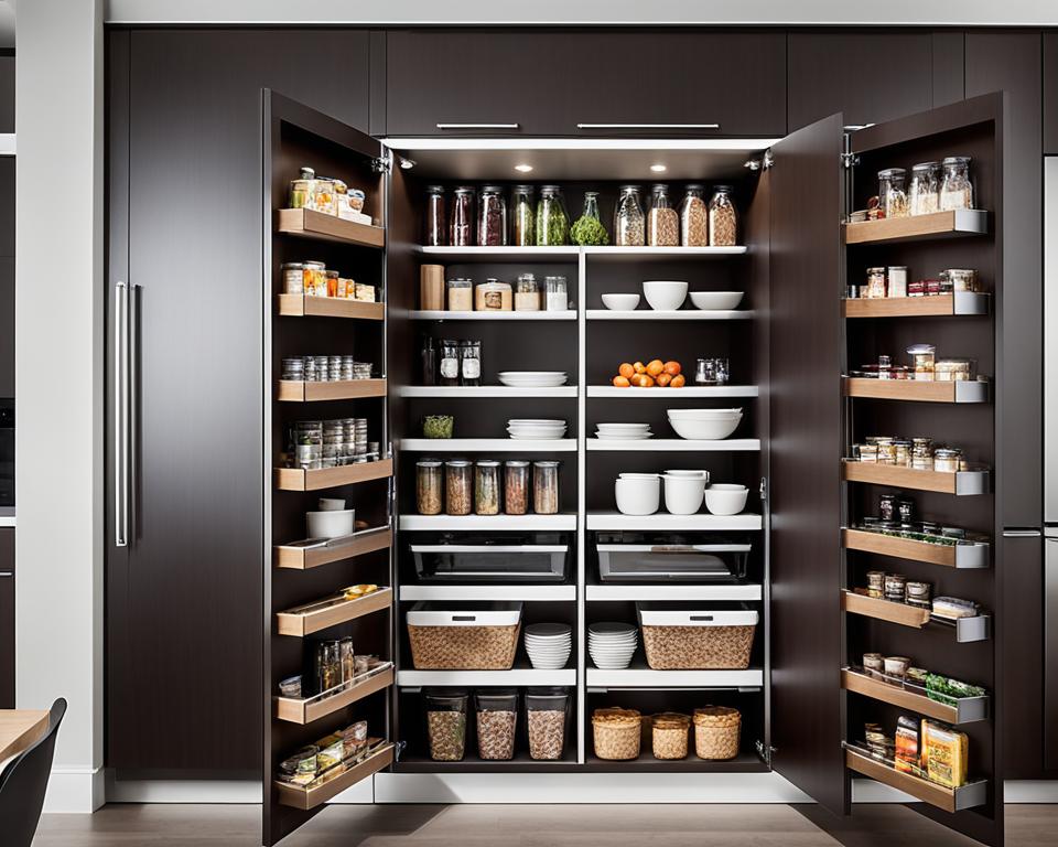 pull-out pantry cabinets