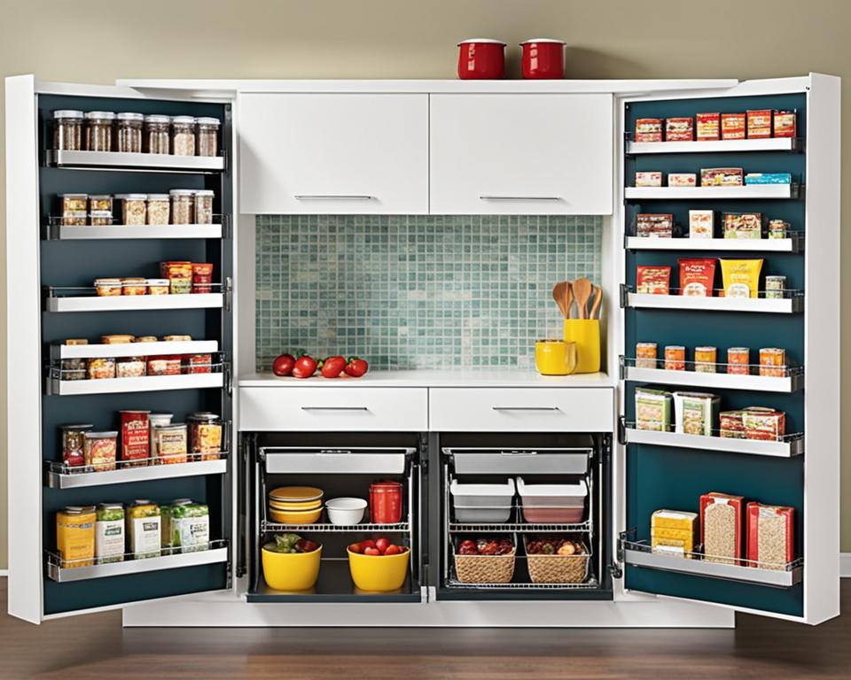 pull-out pantry kitchen decor ideas