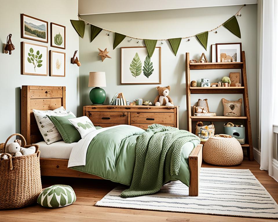 rustic chic kids room