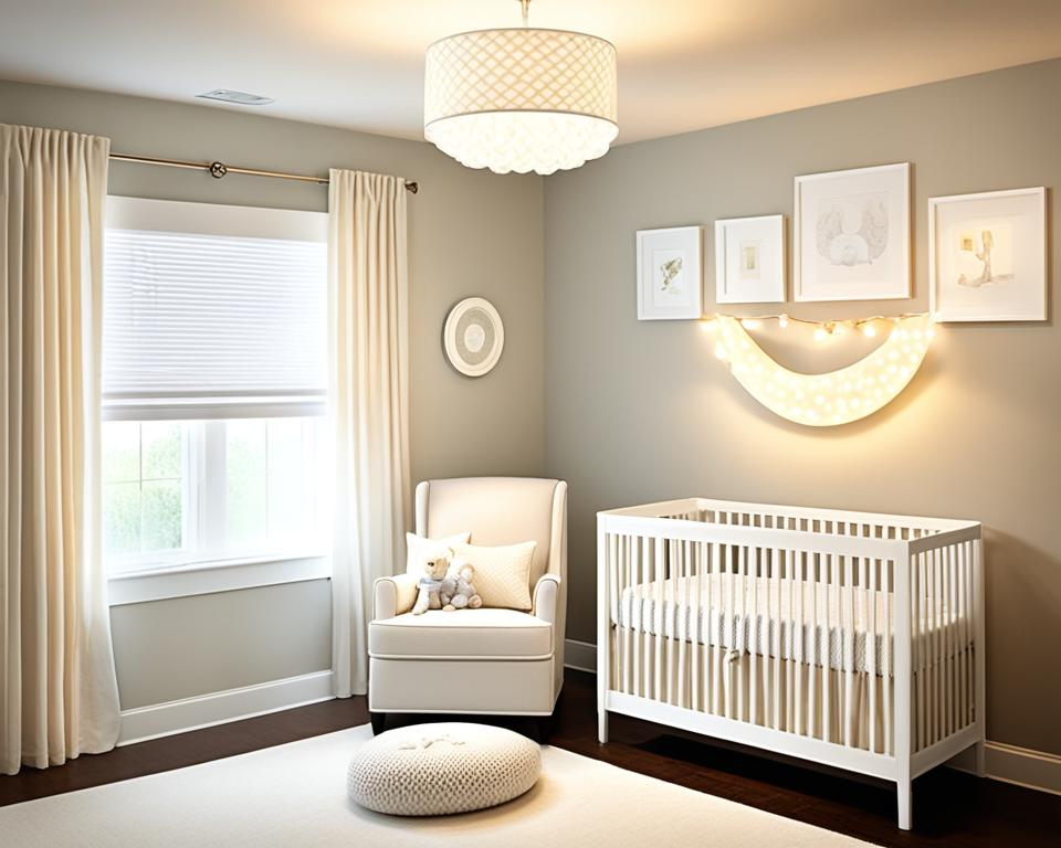 soft lighting for nursery