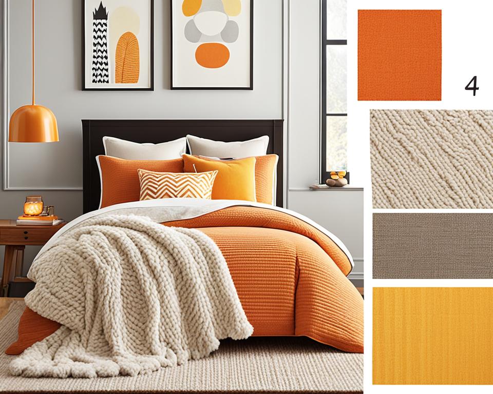 textured fabrics and cozy rugs