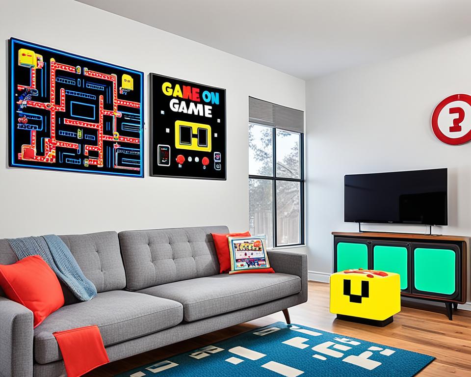 video game themed decor