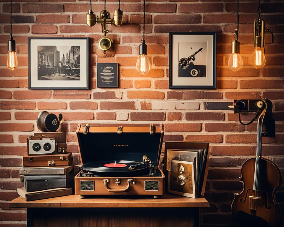 vintage music elements