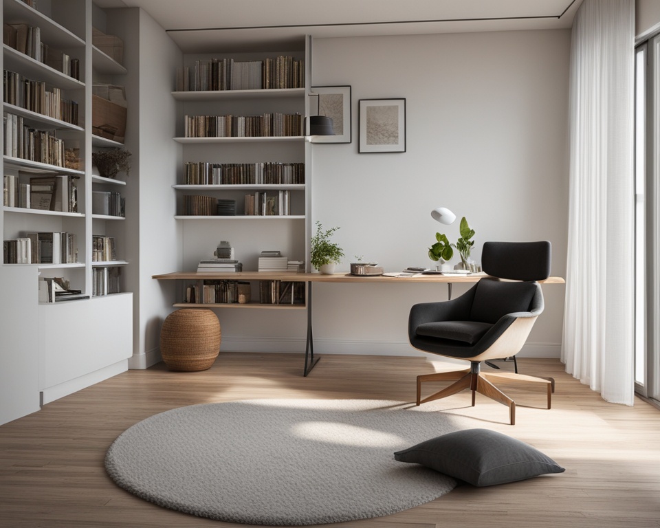 Scandinavian Minimalist Home Office