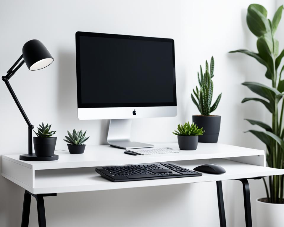 minimalist desk setups