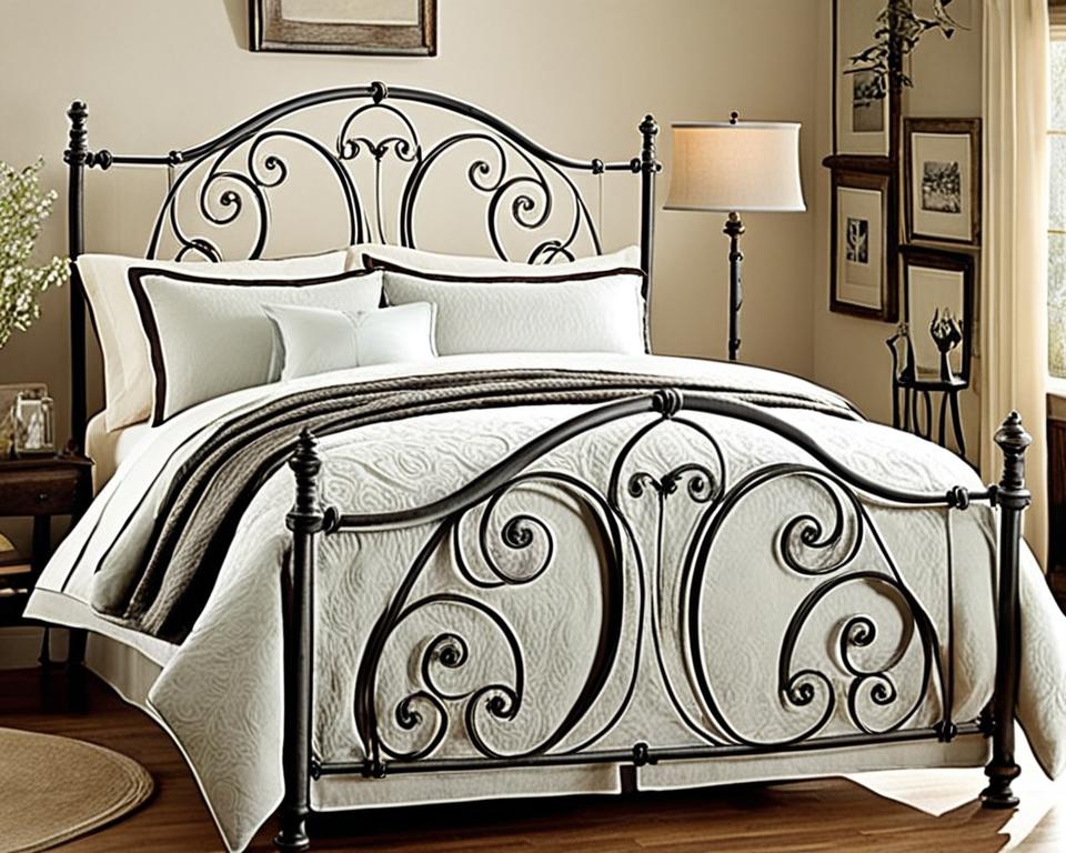 wrought iron bed frames