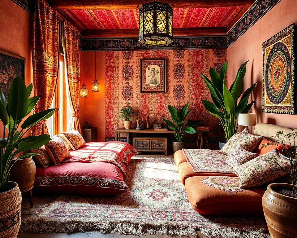 Moroccan boho bedroom