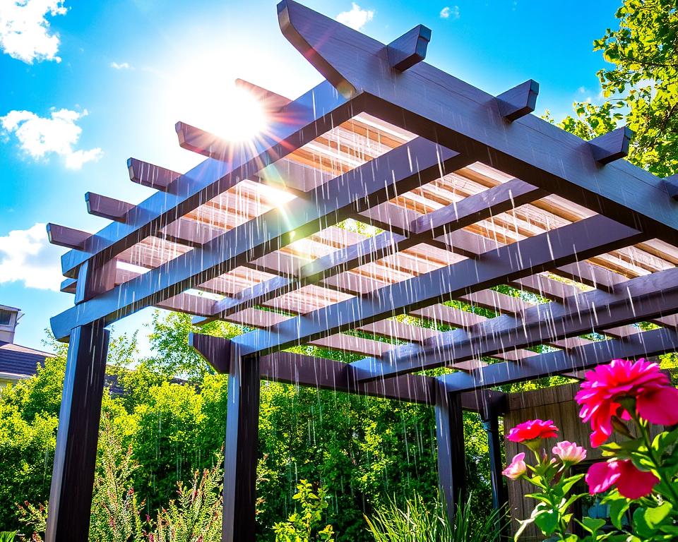 Pergola Sun and Rain Protection