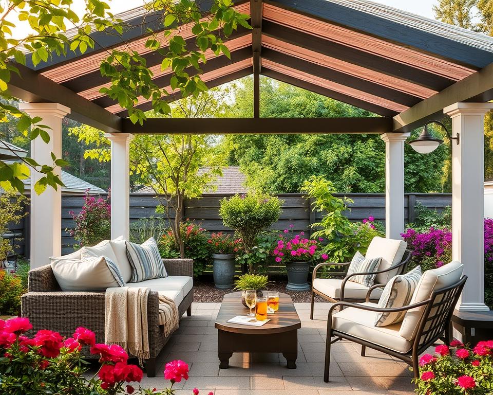 Shaded Outdoor Living Space