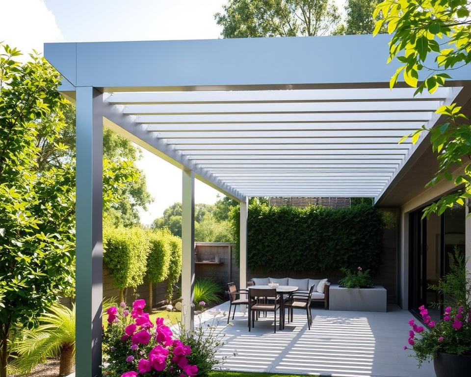 aluminum pergola design