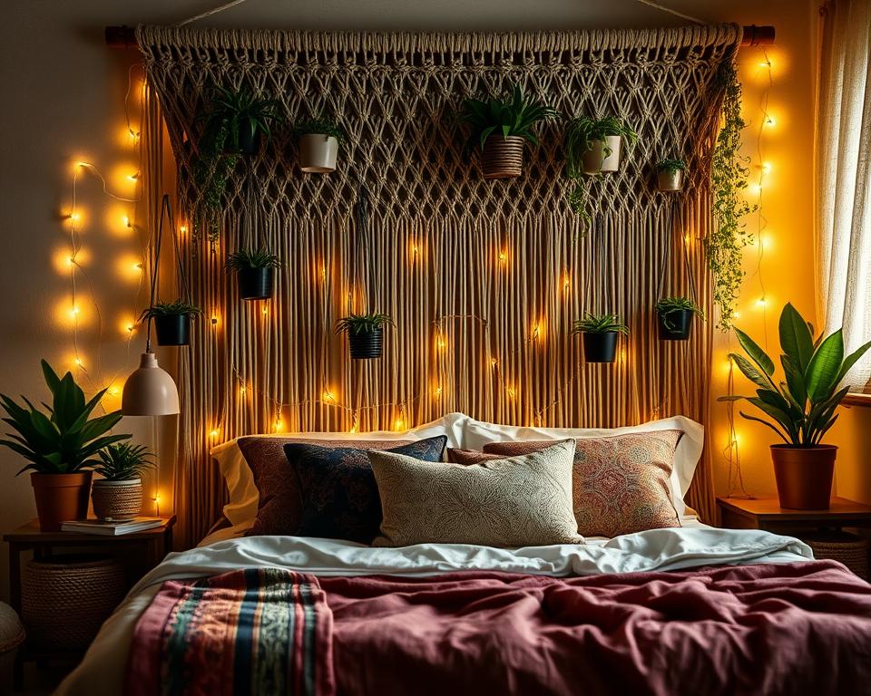 boho headboard